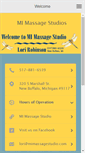 Mobile Screenshot of mimassagestudio.com